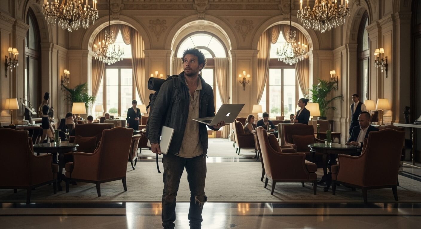 낯선 땅에서 겪는 현실적인 인터넷 연결의 어려움