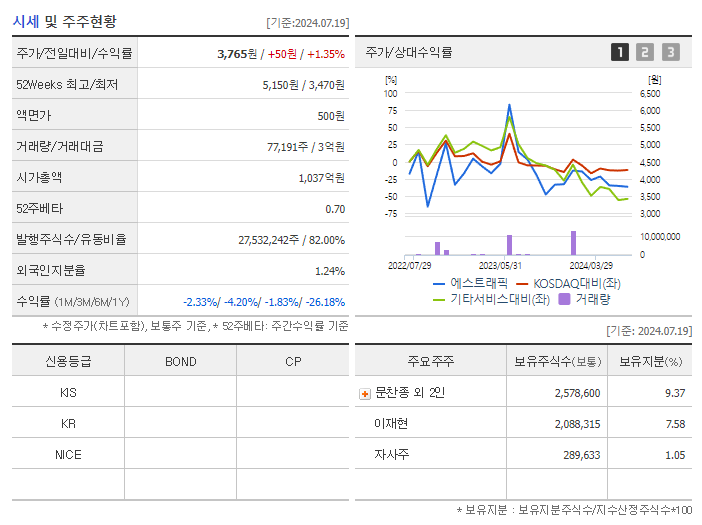 에스트래픽_기업개요