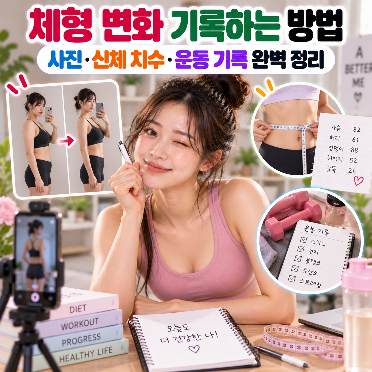 체형 변화 기록하는 방법