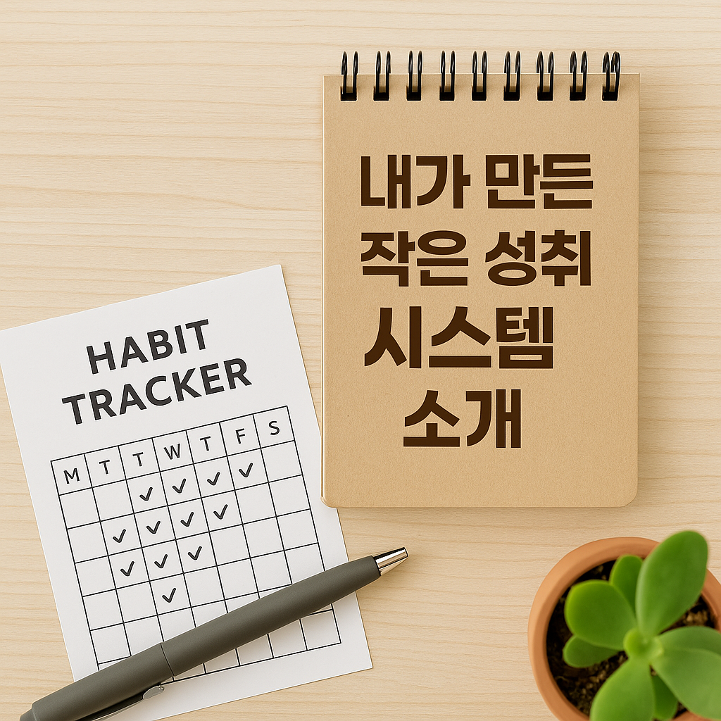 내가 만든 작은 성취 시스템 소개