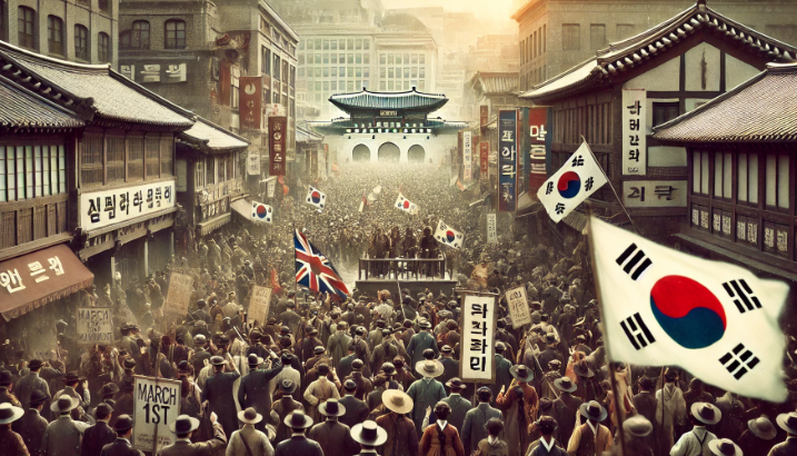 3.1운동 당시 예상 이미지
