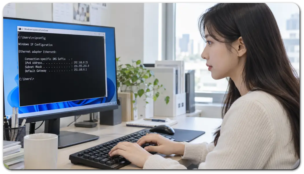 명령-프롬프트에서-내부-IP-확인