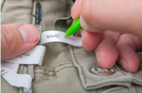 kindergarten child name labeling