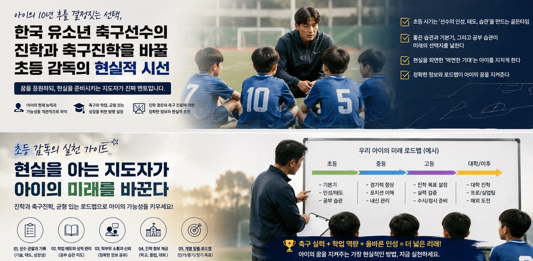 한국 유소년축구 진학 문제