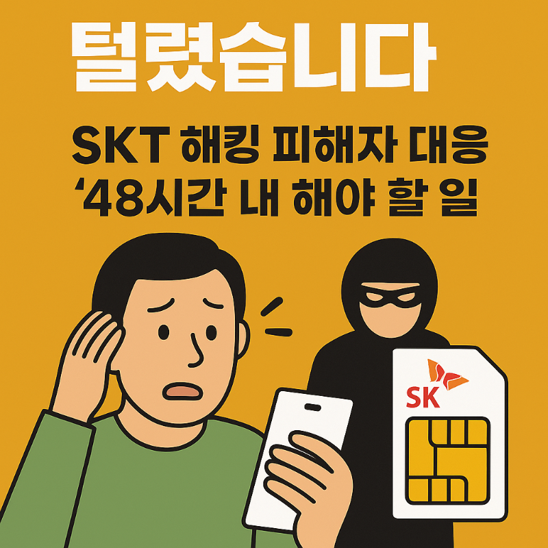 SKT 유심 해킹 피해자 대응 가이드 썸네일