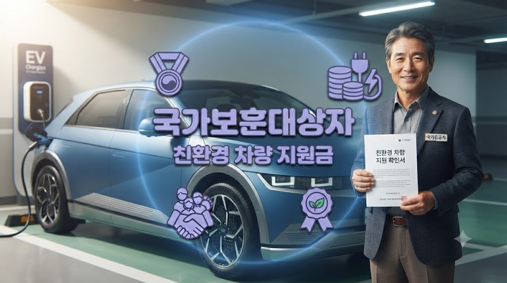 전기차 충전하는 모습