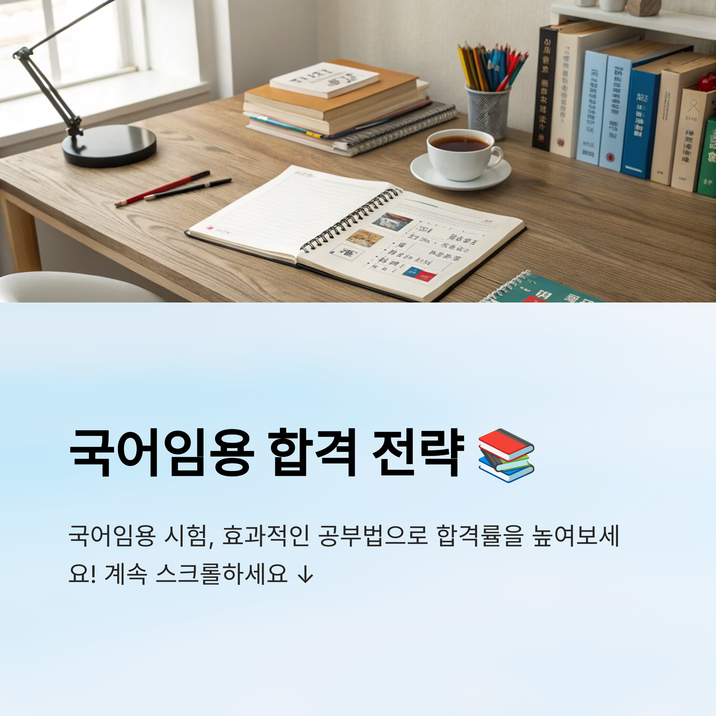 국어임용 핵심 정리법 안내