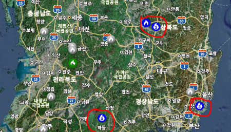 산불-지역