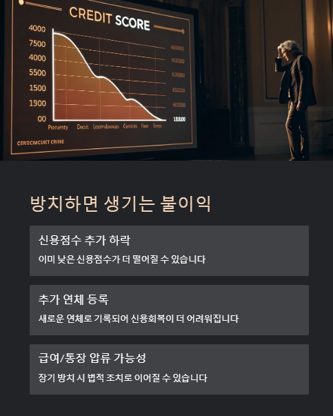 방치하면 생기는 불이익