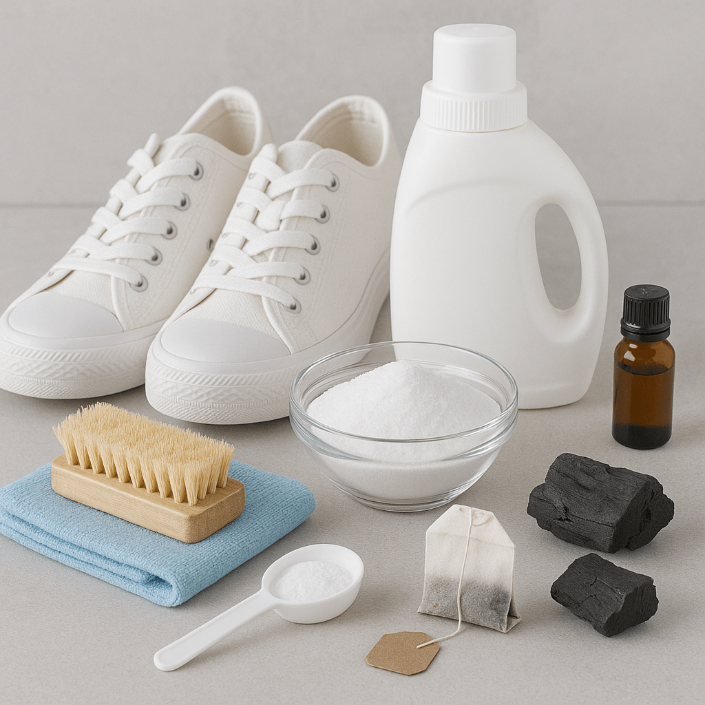 신발 냄새 제거에 좋은 재료들