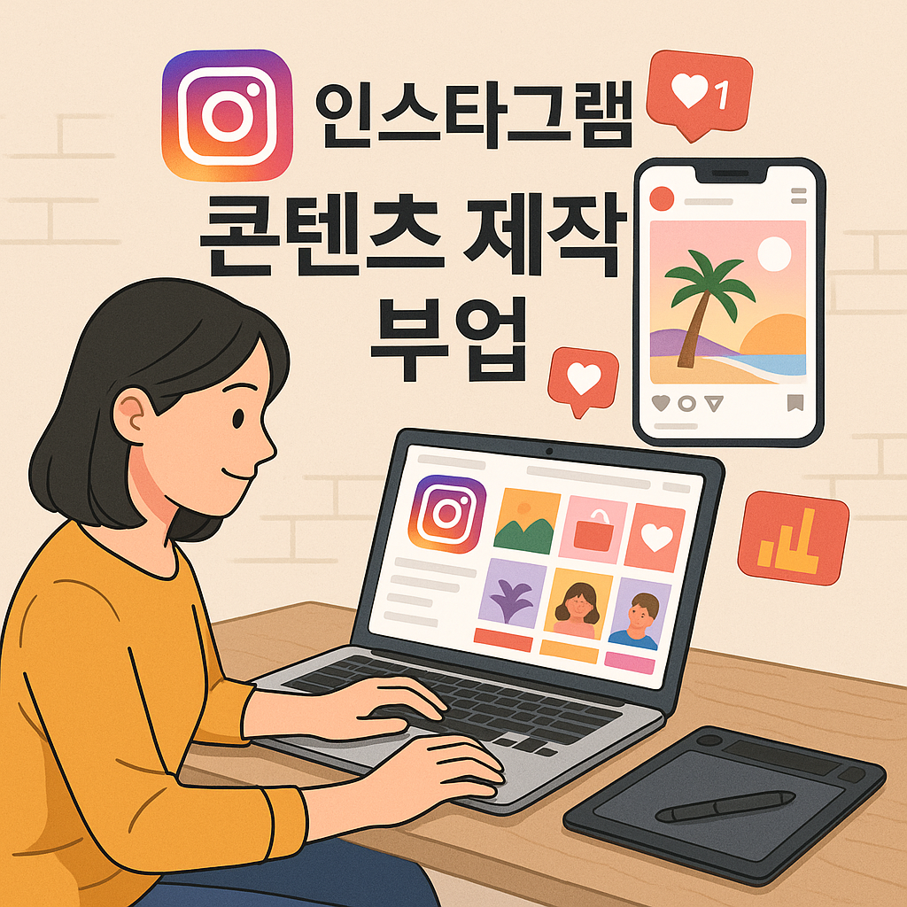 인스타그램 콘텐츠 제작 부업