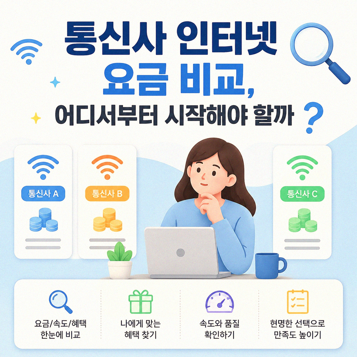 SK, KT, LG 인터넷 비교 어떻게 할까