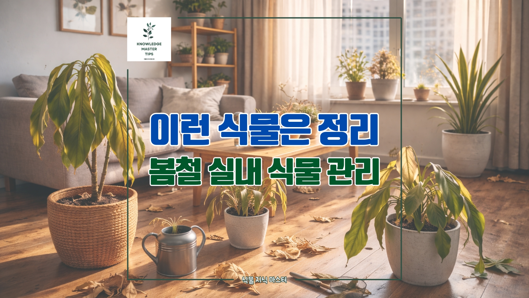 봄 실내식물 관리 총 정리, 이런 식물은 정리하고 죽어가는 식물은 이렇게 해보세요