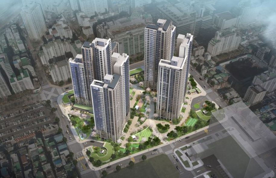 영등포자이디그니티 조감도