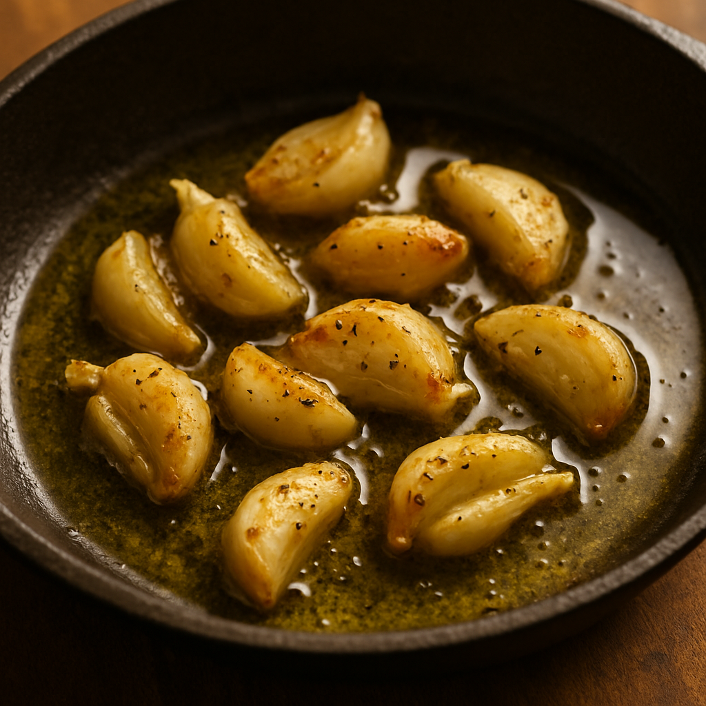 혈관건강에 좋은 마늘올리브구이