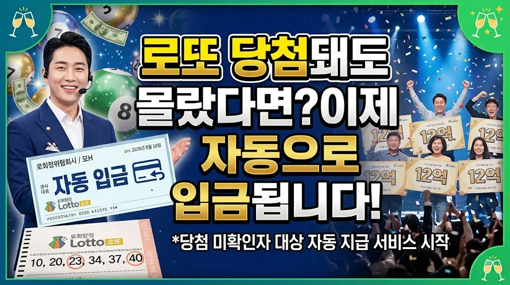 스마트폰 결제 앱 화면과 복권 한 장이 나란히 놓인 모습, 텍스트 없음