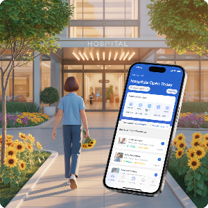 전국 주말(일요일) 문여는 병원 찾기 병원앱 이미지