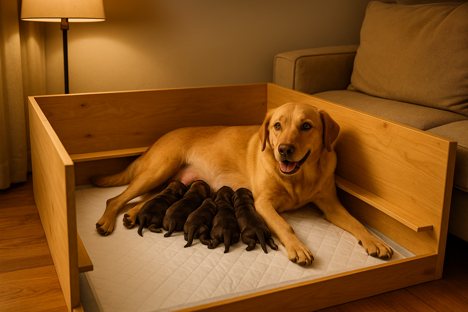강아지 출산 준비물과 분만박스 만들기