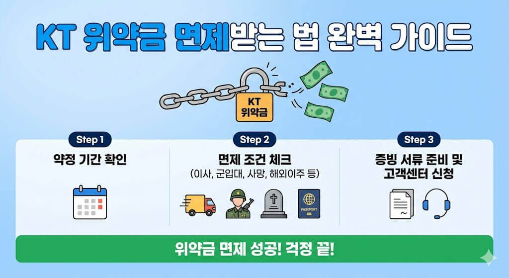 KT 위약금 면제받는 법 완벽 가이드
