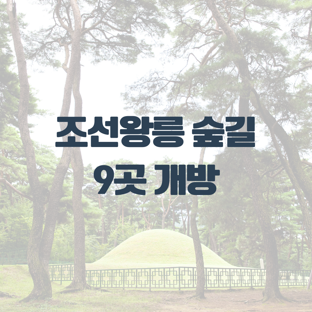조선왕릉 숲길