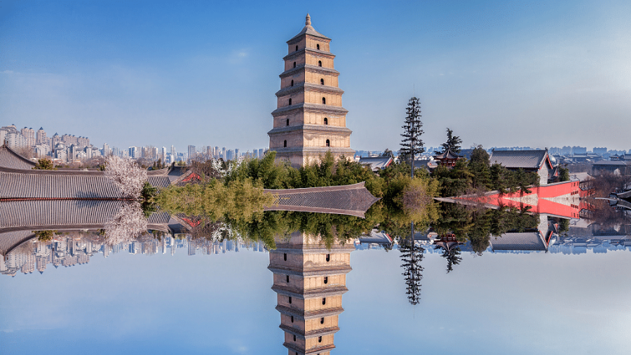 대안탑(大雁塔, Giant Wild Goose Pagoda)
