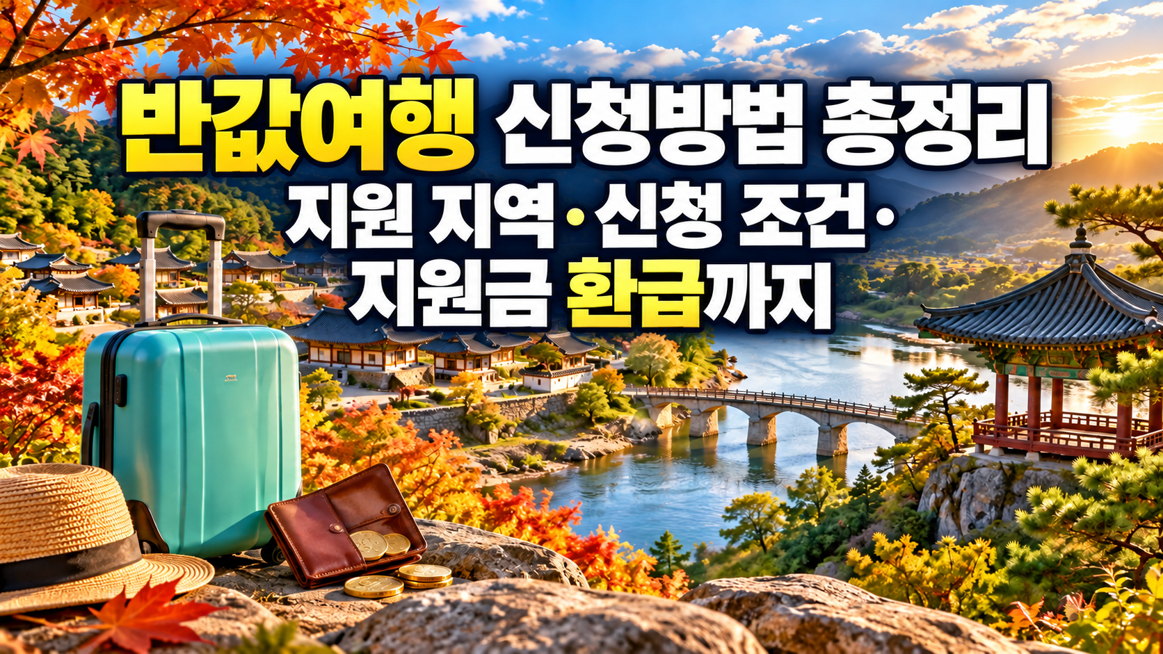 반값여행 신청방법 총정리|지원 지역·신청 조건·지원금 환급까지 관련 사진