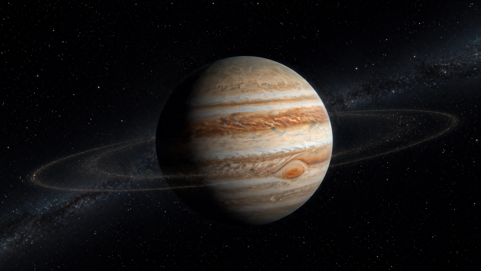 목성에는 왜 고리가 있는데 잘 안 보일까? (희미한 고리의 존재, 토성과 다른 구성, 관측이 어려운 이유)