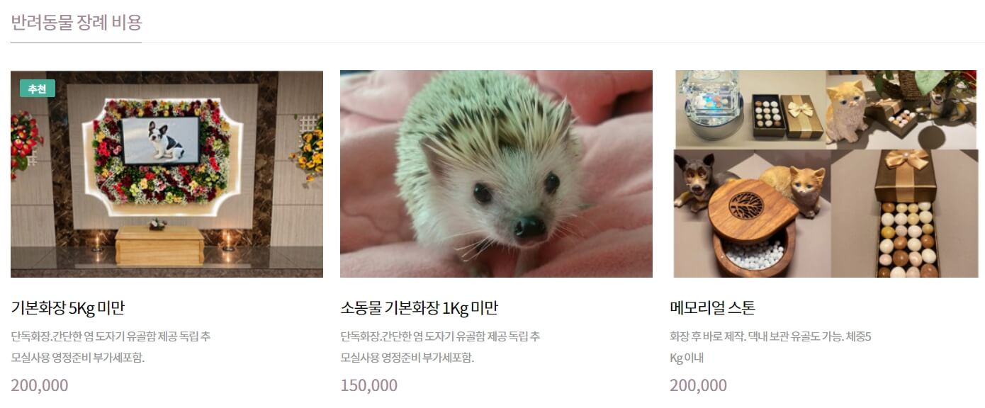 강아지 고양이 장례식장3