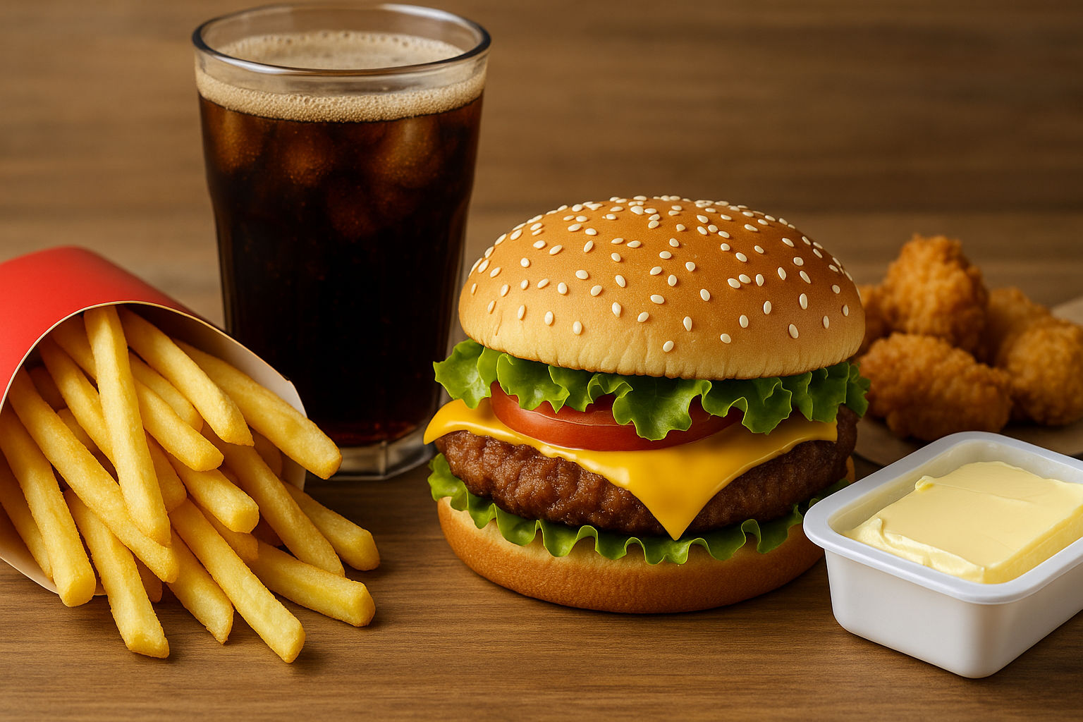 테스토스테론 생성을 방해하는 음식 : 트랜스 지방 (마가린, 패스트푸드)