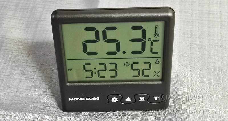 잘 표시되는 온습도