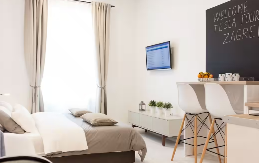 자그레브 테슬라 부티크 아파트먼트 & 룸