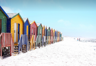 컬러풀한 비치하우스