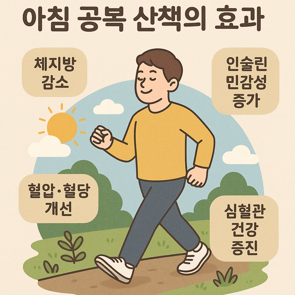 아침 공복 산책의 효과-몸과 마음이 깨어나는 시간