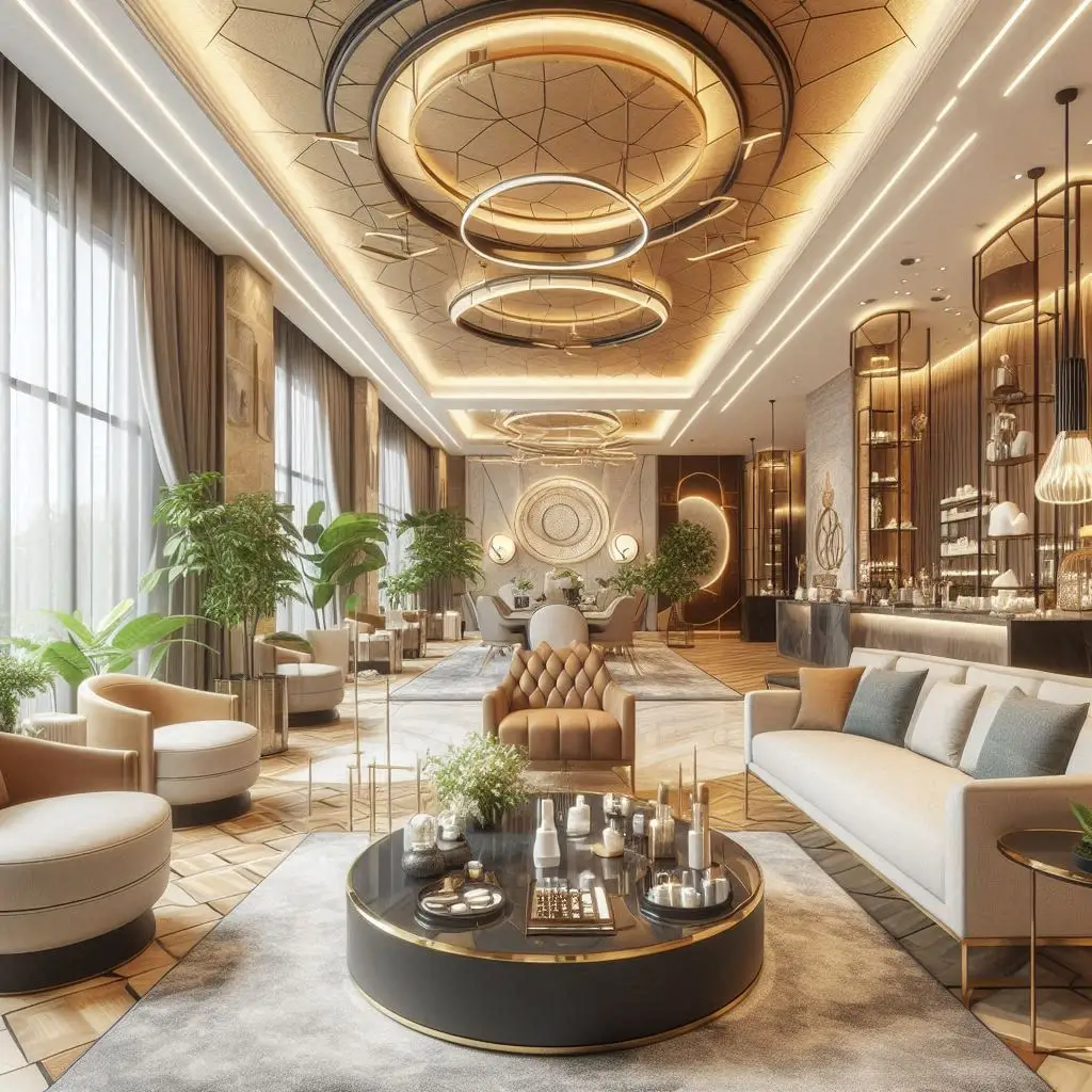 피부,체형관리 샵 배경