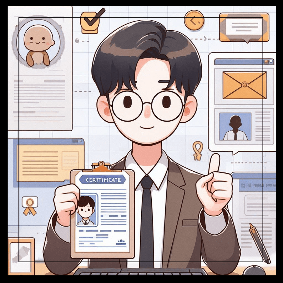 자녀 기본증명서 인터넷 발급 이미지