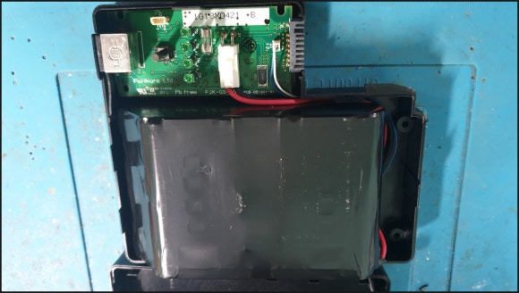 후지쿠라 btr-09a 배터리 내부