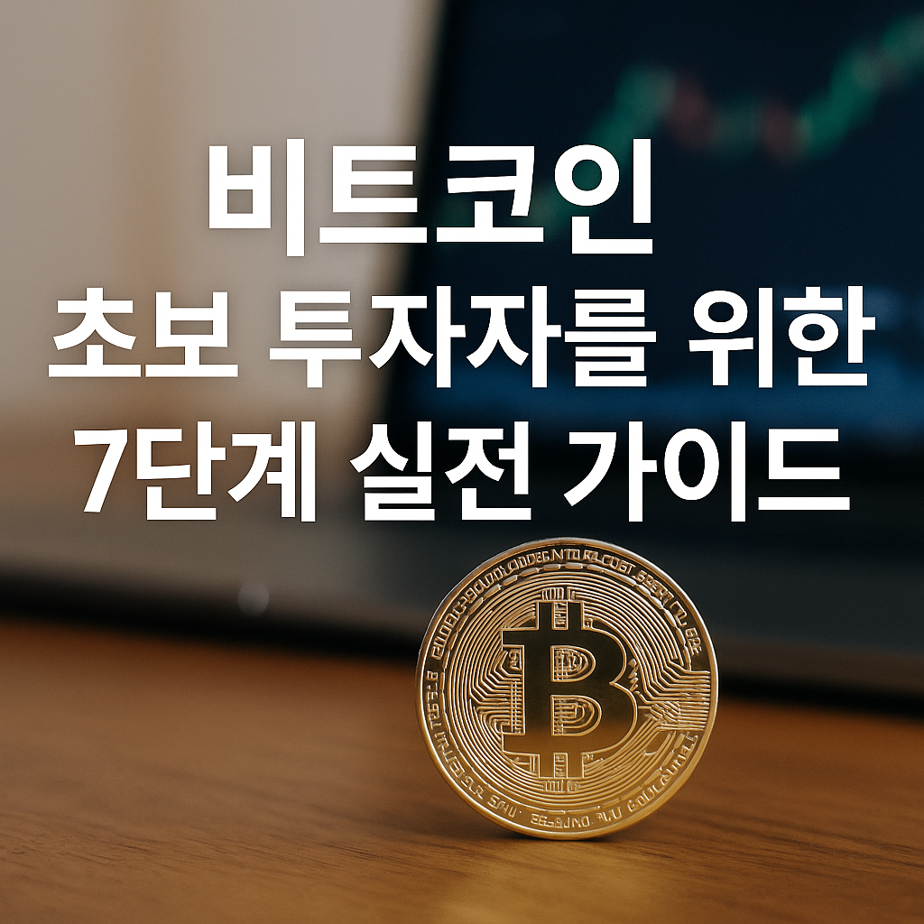 비트코인 초보 투자자를 위한 7단계 실전 가이드