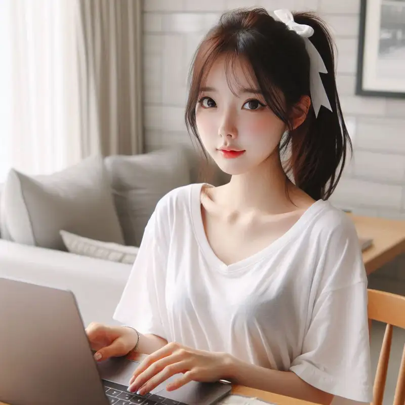 빗썸-국민은행-고객확인-방법을-알아보는-여성의-모습