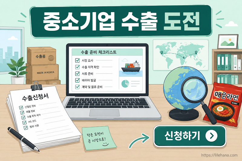 스마트폰으로 aT 수출종합지원시스템에 접속해 내 기업의 90% 물류비 바우처 적격 여부를 검증하는 실전 UI 가이드 화면