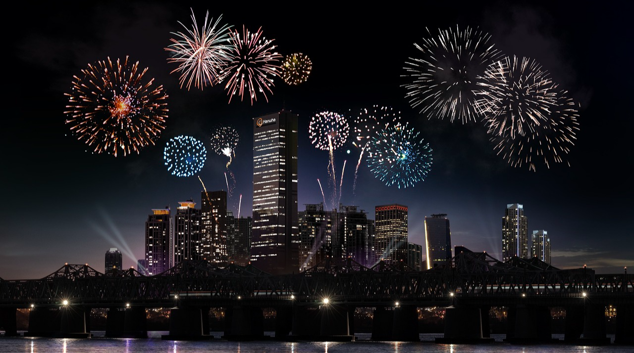 서울 불꽃놀이 관련 사진