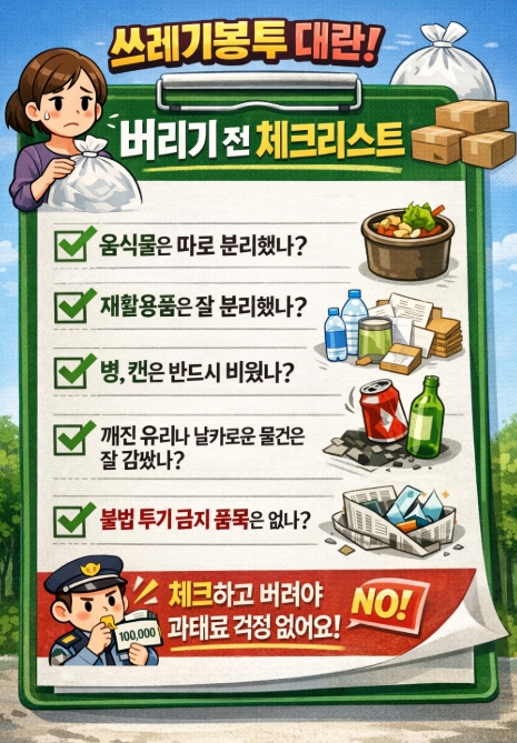 쓰레기봉투 대란! 일반봉투 대신 사용 가능할까? 종량제봉투 예외와 허용 범위 총정리