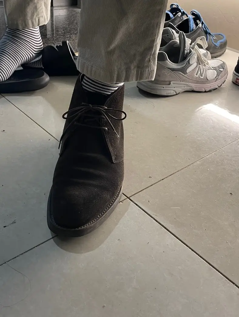 코듀로이와 로크 처커부츠 코디