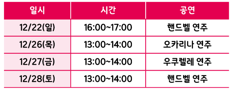 고양어린이박물관 크리스마스 이벤트 소개