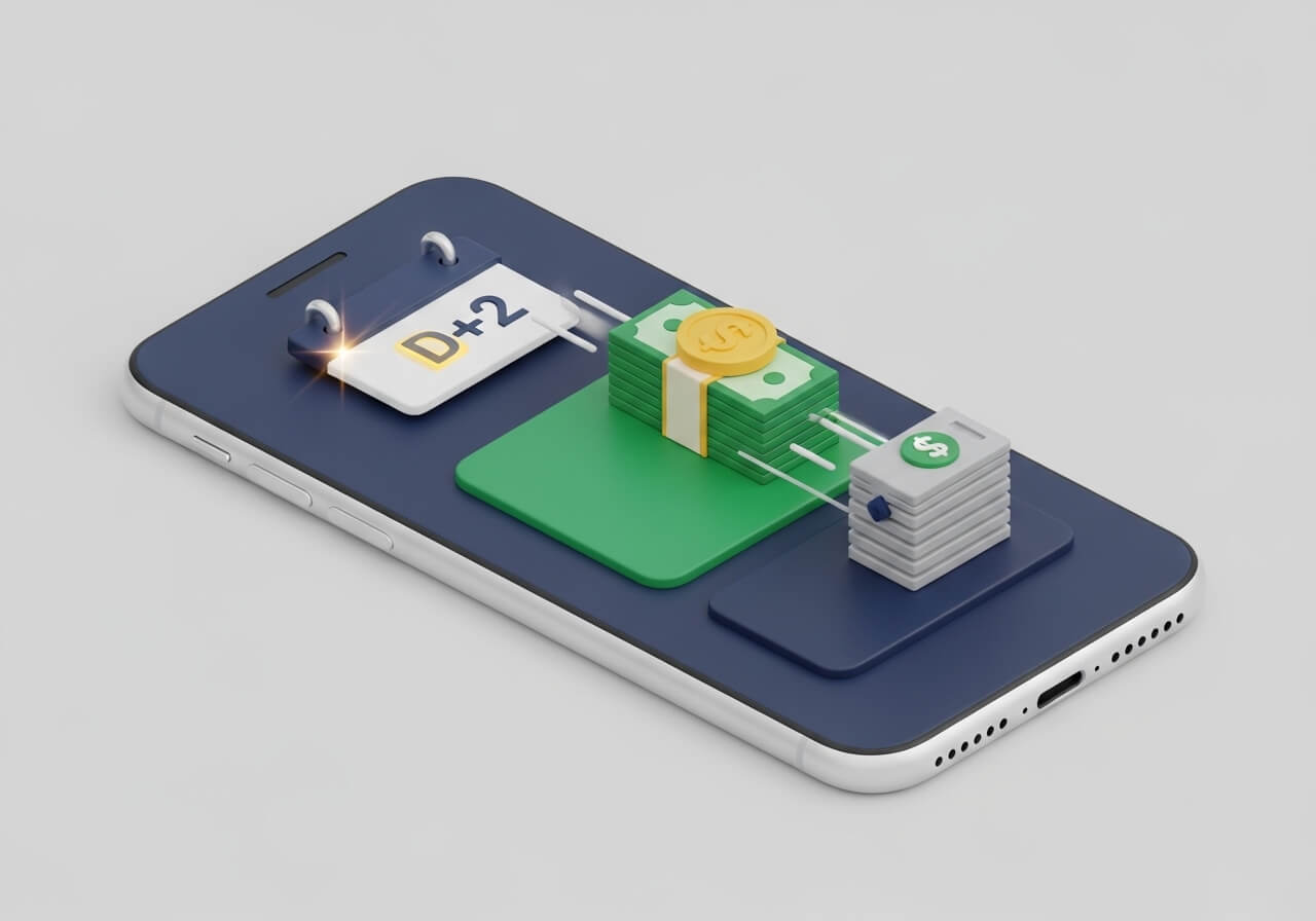 주식 매도후 인출가능시간