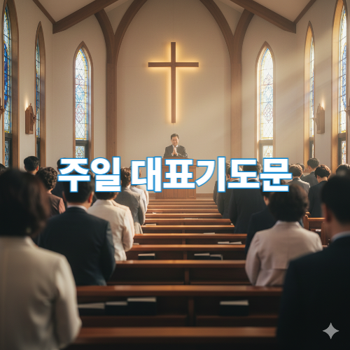 주일 대표기도문