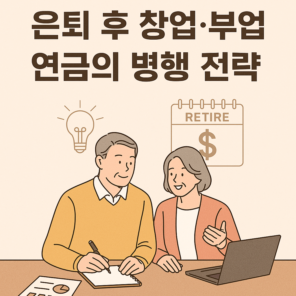 은퇴 후 창업&middot;부업과 연금의 병행 전략