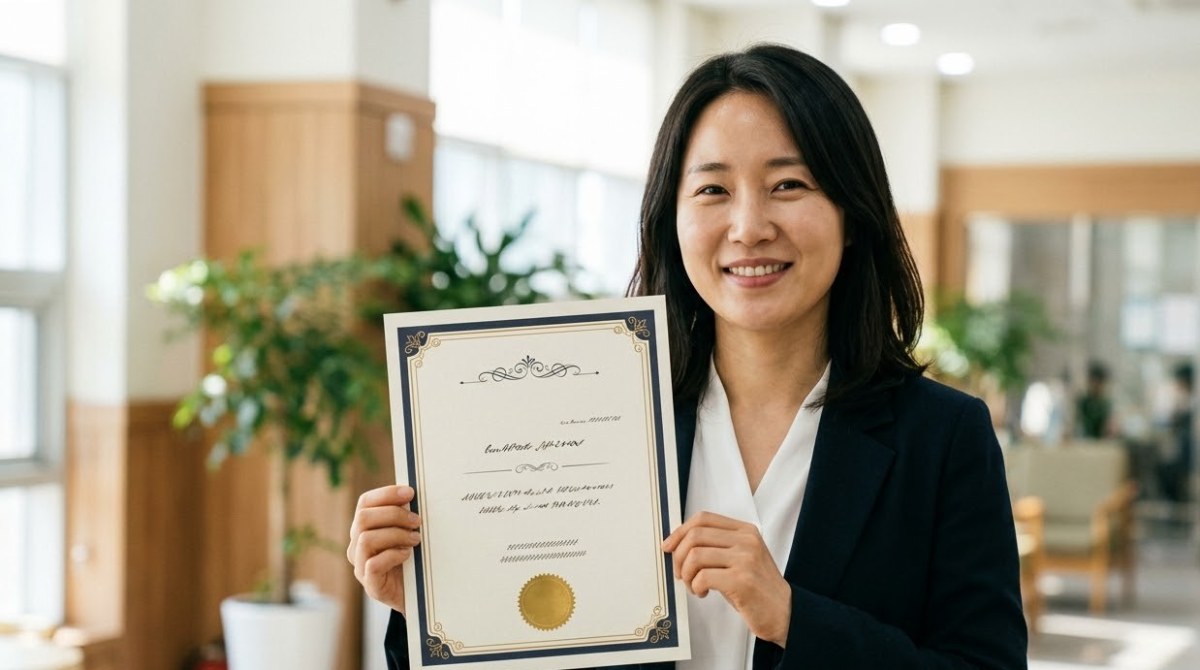 책상에서 책과 노트북으로 공부하는 모습