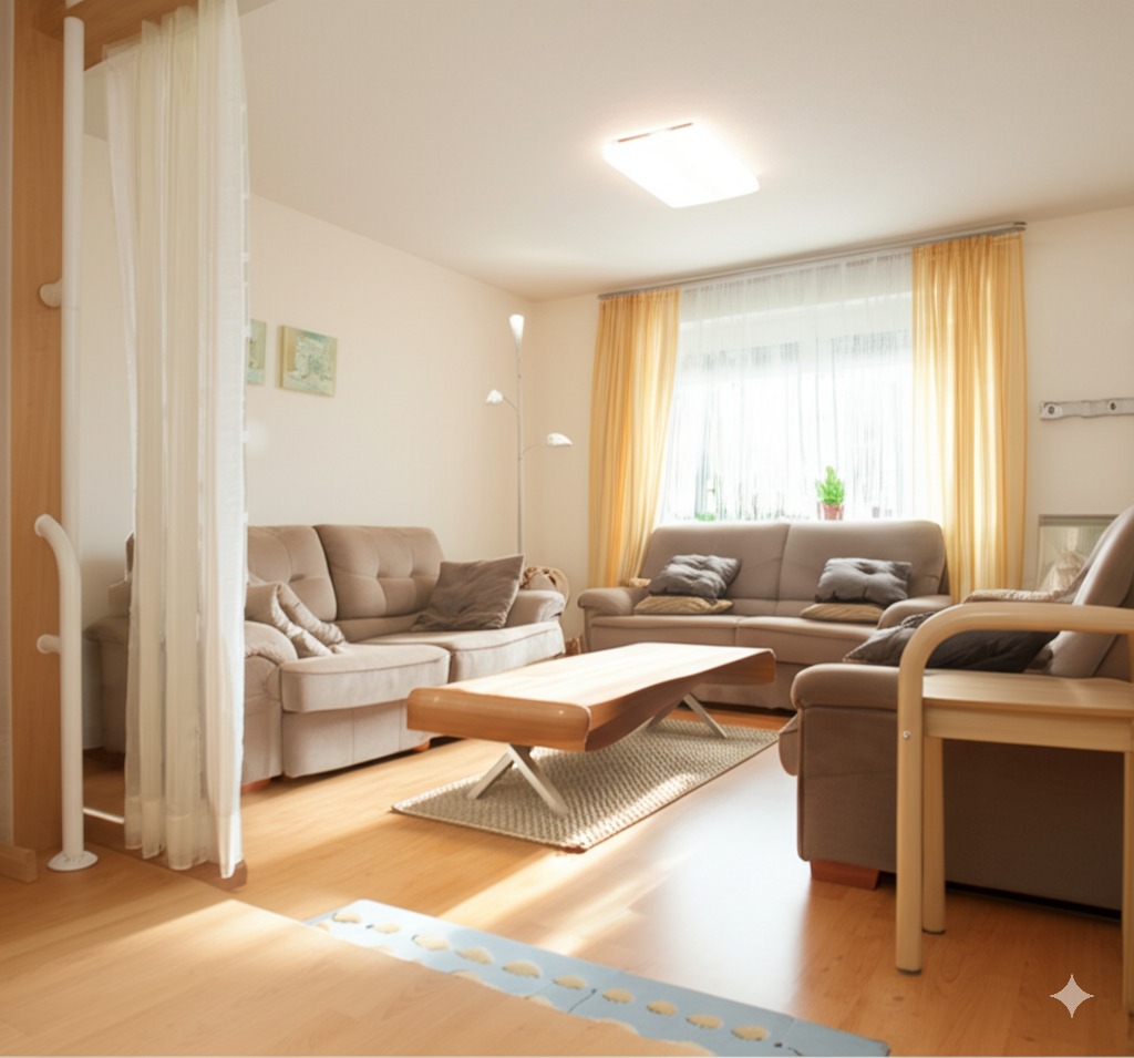 낙상방지 설치된 거실