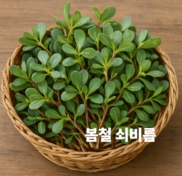 노화방지 항염작용 노폐물배출 부종해소 봄철 쇠비름 효능