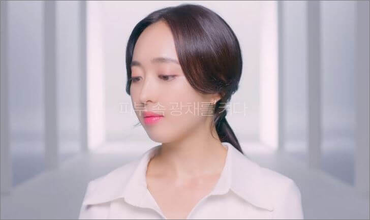 고혼진 화장품 모델 김민정 사진